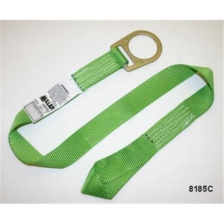 493-8185C-2FTGN2 Ft. Disposable Concrete Anchor Strap With D-Ring